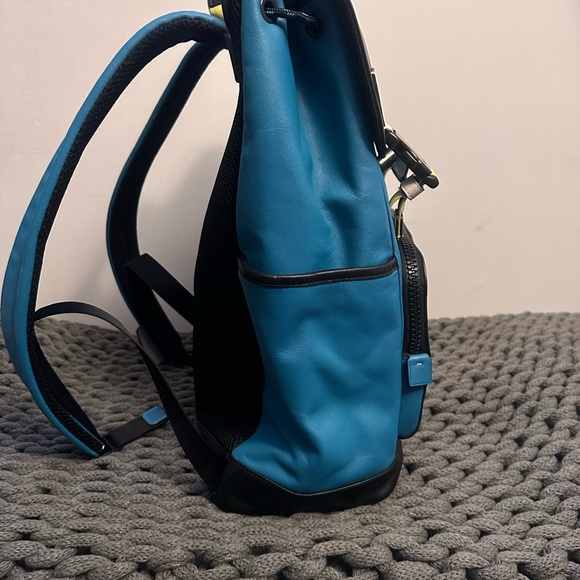 Coach Track Backpack in Colorblock Signature with Coach Stamp - Picture 5 of 5